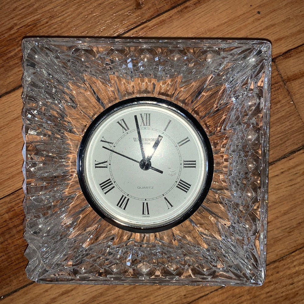 Waterford Crystal Desk Clock